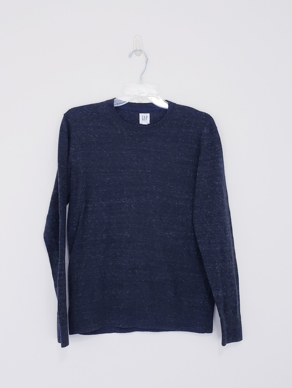 GAP Young Men’s Dark Gray Heather Crewneck Sweater Size Small Club Corporate